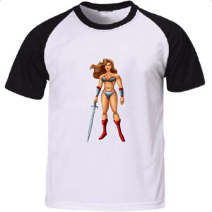 Camiseta Raglan Nostalgia Golden Axe Tyris Flare