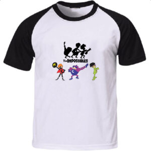 Camiseta Raglan Nostalgia os Impossiveis