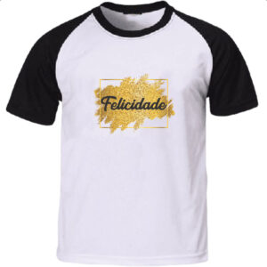 Camiseta Raglan Ano novo felicidade