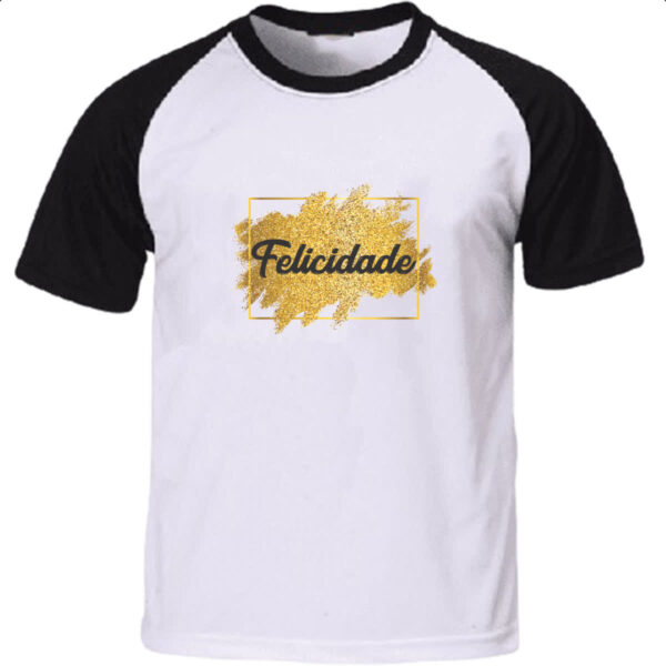Camiseta Raglan Ano novo felicidade