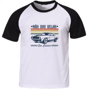Camiseta Raglan Nao sou velho sou classico