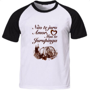 Camiseta Raglan Nao te juro amor jurupinga barril