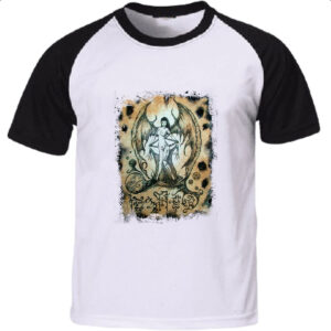 Camiseta Raglan Necronomicon Fragmento Succubus