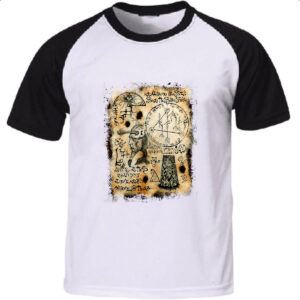 Camiseta Raglan Necronomicon Fragmento Yog Sothoth