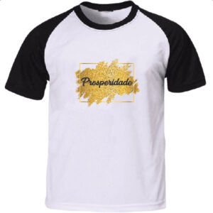 Camiseta Raglan Ano novo prosperidade