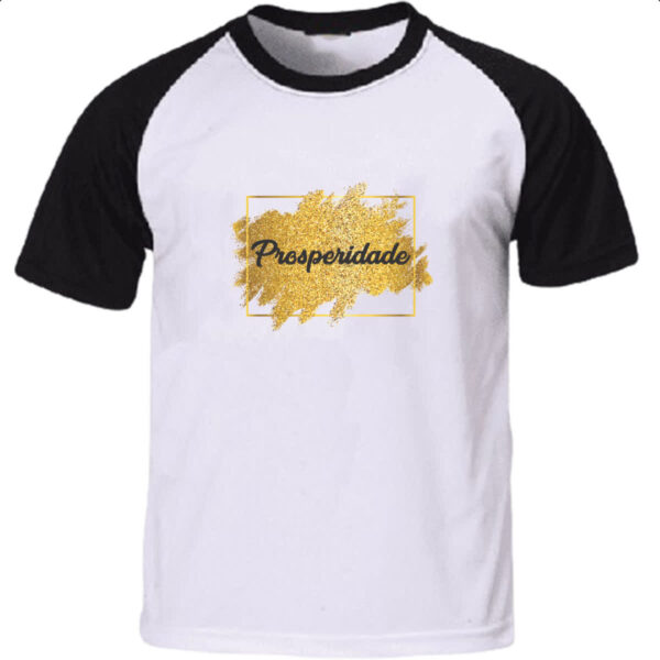 Camiseta Raglan Ano novo prosperidade