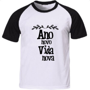 Camiseta Raglan Ano novo vida nova