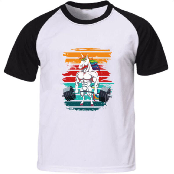 Camiseta Raglan Unicornio maromba