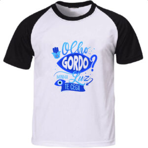 Camiseta Raglan Olho Grego gordo cego