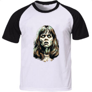 Camiseta Raglan O exorcista Regan