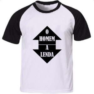 Camiseta Raglan O homem a lenda