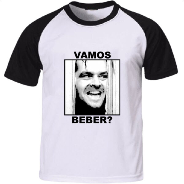 Camiseta Raglan O iluminado vamos beber
