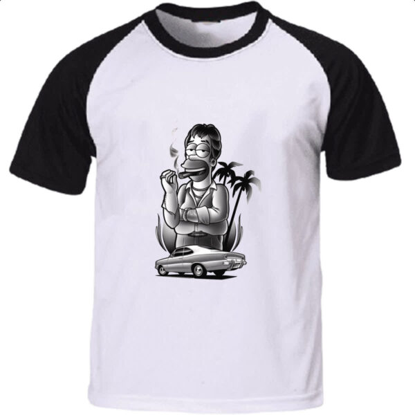 Camiseta Raglan Opala Hommer Simpson
