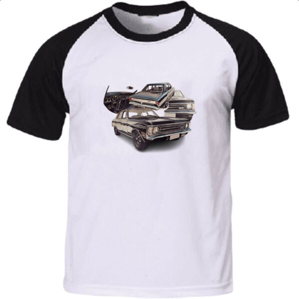 Camiseta Raglan Opala classico preto
