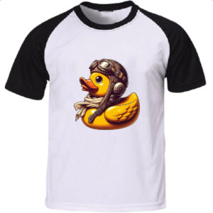Camiseta Raglan Patinho de borracha Aviador