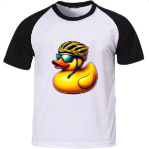 Camiseta Raglan Patinho de borracha Ciclista