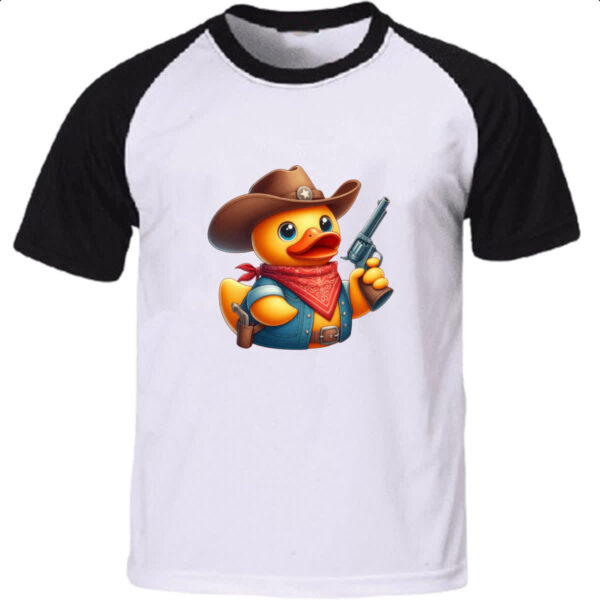Camiseta Raglan Patinho de borracha Cowboy