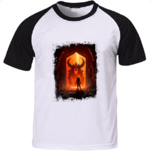 Camiseta Raglan Portal do inferno 1