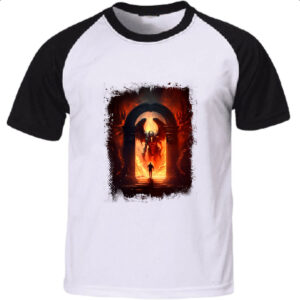 Camiseta Raglan Portal do inferno 6