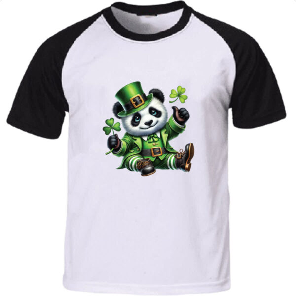 Camiseta Raglan Panda St Patrick