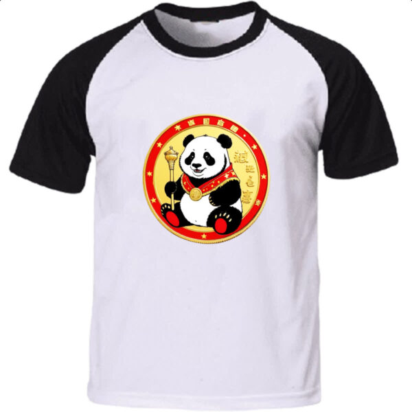 Camiseta Raglan Panda coin