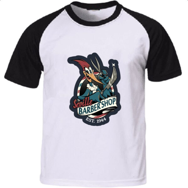 Camiseta Raglan Pica Pau - Seville Barber Shop
