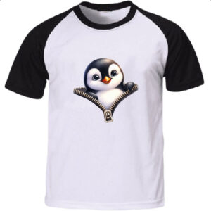 Camiseta Raglan Pinguin no ziper
