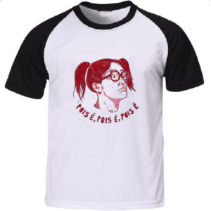 Camiseta Raglan Pois e Pois e Pois e