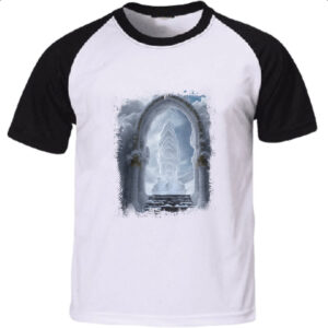 Camiseta Raglan Portal do reino celestial
