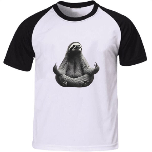 Camiseta Raglan Preguica adamaste