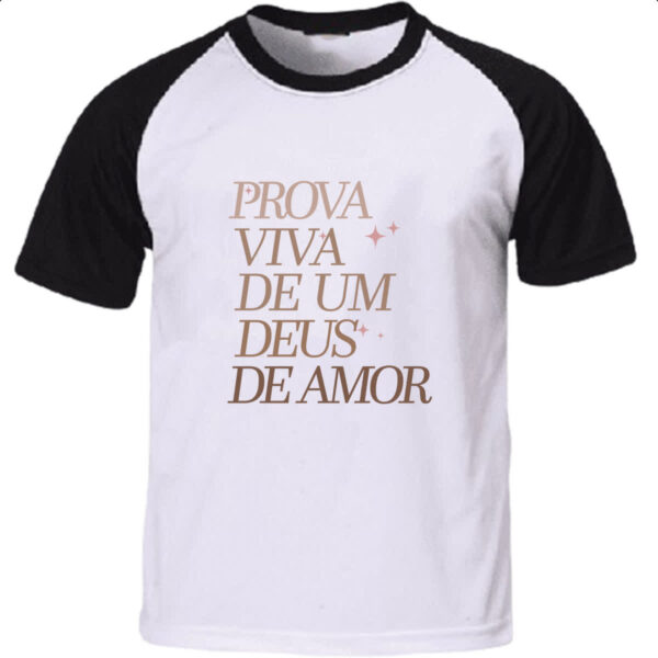 Camiseta Raglan Prova vida de um Deus