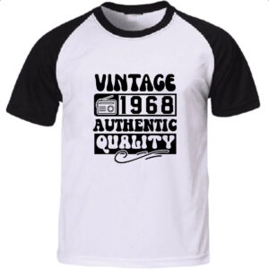 Camiseta Raglan Radio Vintage 1968