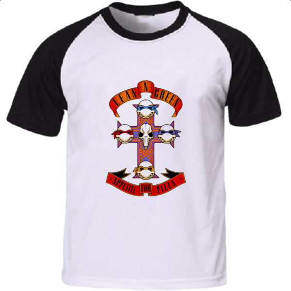 Camiseta Raglan Appetite for pizza