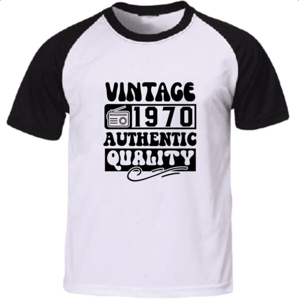 Camiseta Raglan Radio Vintage 1970