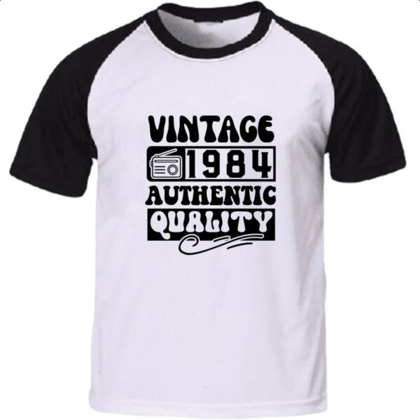 Camiseta Raglan Radio Vintage 1984
