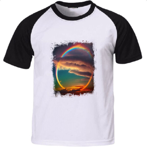 Camiseta Raglan Arco-Iris total