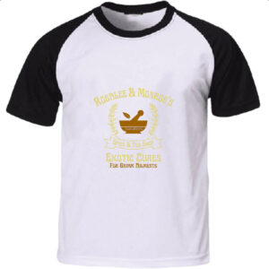 Camiseta Raglan Rosalee e Monroe exotic cures