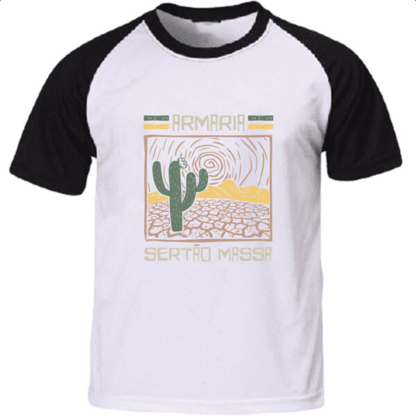 Camiseta Raglan Armaria sertao massa