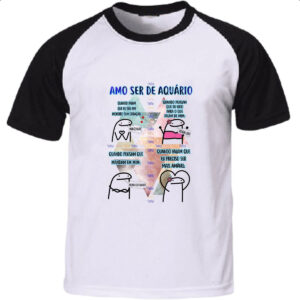 Camiseta Raglan Signo Amo ser de Aquario