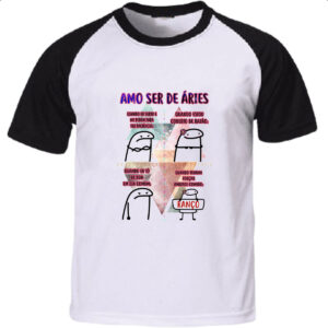Camiseta Raglan Signo Amo ser de Aries