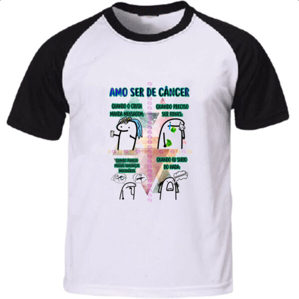 Camiseta Raglan Signo Amo ser de Cancer