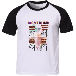 Camiseta Raglan Signo Amo ser de Leao