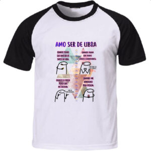 Camiseta Raglan Signo Amo ser de Libra