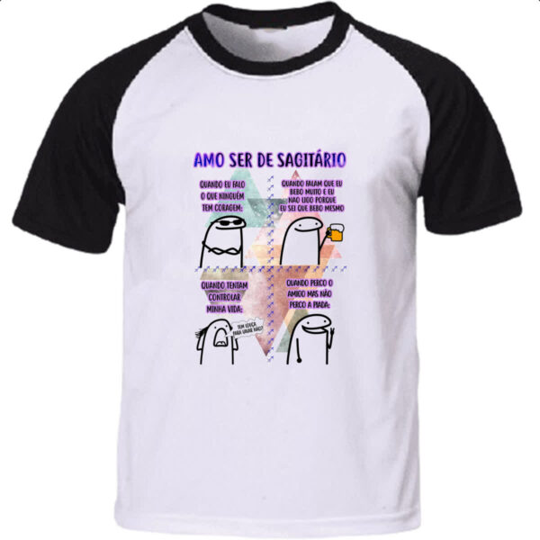 Camiseta Raglan Signo Amo ser de Sagitario