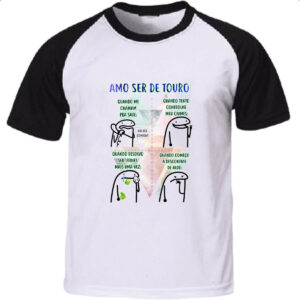 Camiseta Raglan Signo Amo ser de Touro