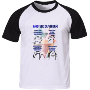 Camiseta Raglan Signo Amo ser de Virgem