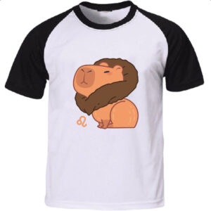 Camiseta Raglan Signo Capivara Leao