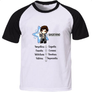 Camiseta Raglan Signo Cute Sagitario