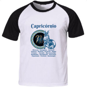 Camiseta Raglan Signo de Capricornio adjetivos
