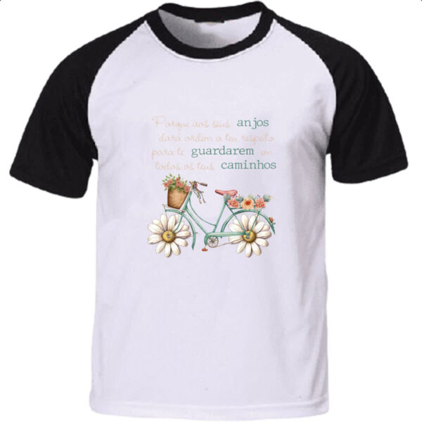 Camiseta Raglan Salmos anjos
